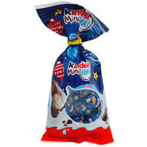 Ferrero Rocher Kinder Chocolate Mini Eggs HEAT SENSITIVE ITEM. PLEASE ADD ITEM 122942 TO THE ORDER TO TRY TO PROTECT CHOCOLATES FROM HEAT DAMAGE. 85g