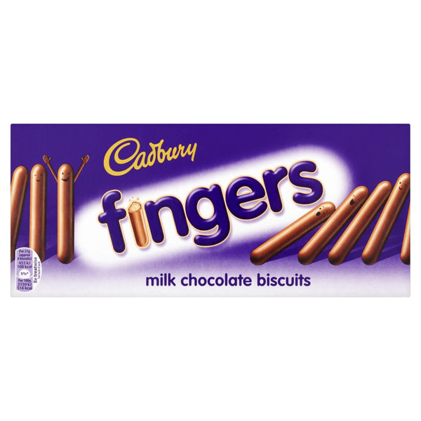 BEST BY APRIL 2024: Cadbury Fingers Biscuits Milk Chocolate 114g
