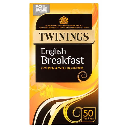 Twinings English Breakfast (50 Tea Bags) 125g