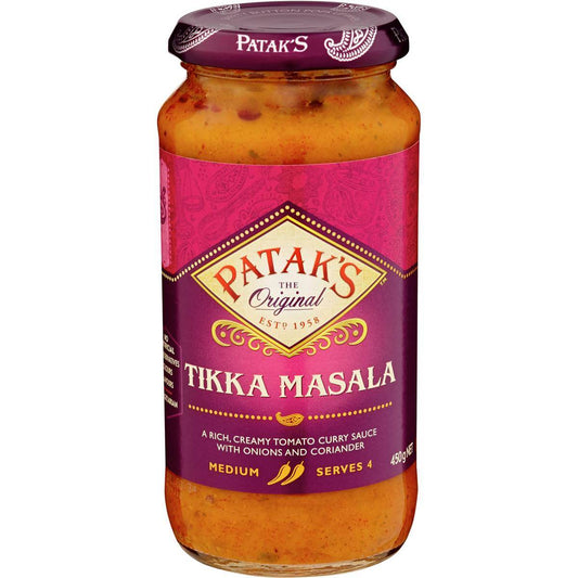 Pataks Tikka Masala Curry Sauce 450g