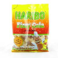 Haribo Fizzy Cola Gummi Candy Sour Sweet and Tangy 142g