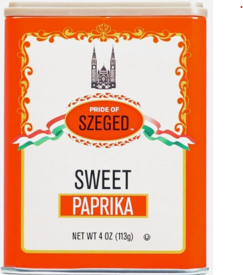 Pride of Szeged Sweet Paprika Tin 113g