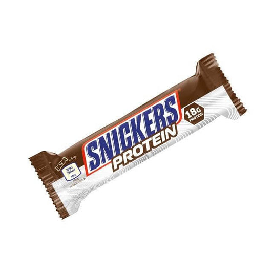 Mars Snickers Protein Bar HEAT SENSITIVE ITEM. PLEASE ADD ITEM 122942 TO THE ORDER TO TRY TO PROTECT CHOCOLATES FROM HEAT DAMAGE. 47g