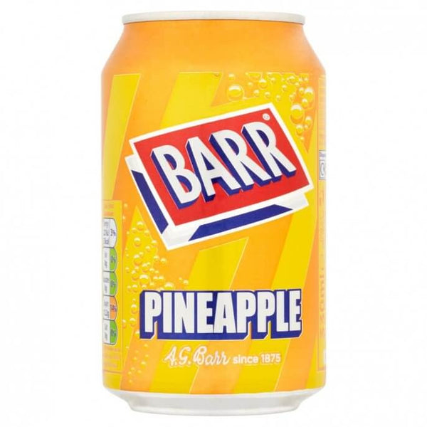 BEST BY APRIL 2024: Barrs Pineapple 330ml
