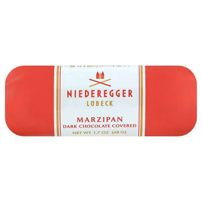 Niederegger Dark Chocolate Covered Marzipan Loaf HEAT SENSITIVE ITEM. PLEASE ADD ITEM 122942 TO THE ORDER TO TRY TO PROTECT CHOCOLATES FROM HEAT DAMAGE 75g
