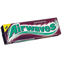 BEST BY APRIL 2024: Wrigleys Airwaves Blackcurrant Chewing Gum 14g