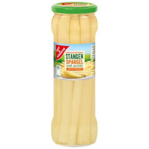Gut and Gunstig White Asparagus Spears Jar 370ml