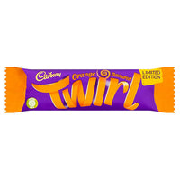 BEST BY APRIL 2024: Cadbury Twirl Orange (Dipped Flake) (HEAT SENSITIVE ITEM - PLEASE ADD A THERMAL BOX TO YOUR ORDER TO PROTECT YOUR ITEMS 43g