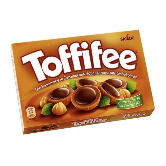 Storck Toffifee Hazelnut in Caramel with Creamy Nougat and Chocolate 125g