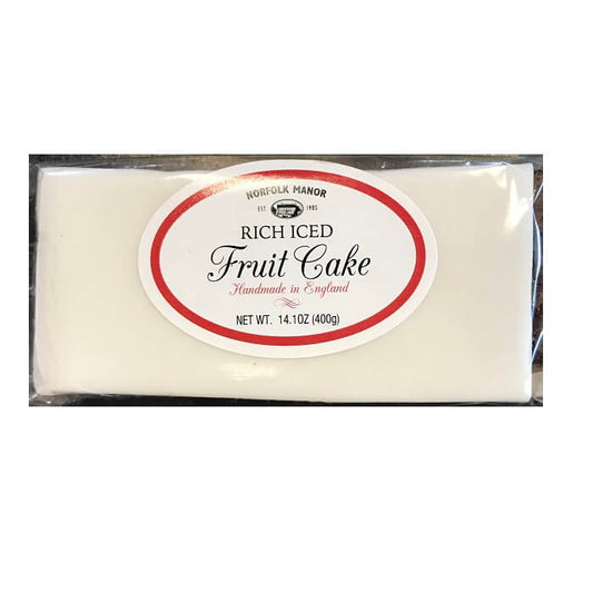 Norfolk Manor Slab Iced Fruit Cake 400g