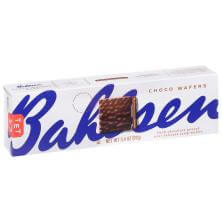 Bahlsen Choco Wafers Cookies with Dark Chocolate HEAT SENSITIVE ITEM. PLEASE ADD ITEM 122942 TO THE ORDER TO TRY TO PROTECT CHOCOLATES FROM HEAT DAMAGE. 97g