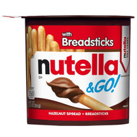BEST BY APRIL 2024: Ferrero Rocher Nutella and Go Breadsticks 52g