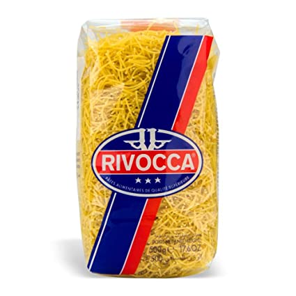 Rivocca Vermicelli/Angel Hair Cut Durum Wheat Semolina Pasta 500g