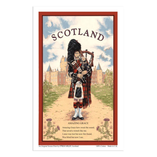 Samuel Lamont Amazing Grace Scottish Piper Tea Towel 70g