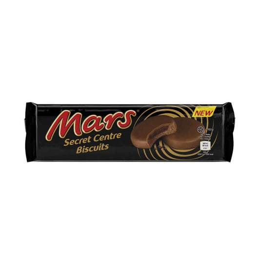 Mars Secret Centre Biscuits HEAT SENSITIVE ITEM. PLEASE ADD ITEM 122942 TO THE ORDER TO TRY TO PROTECT CHOCOLATES FROM HEAT DAMAGE. 132g