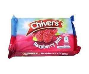 Chivers Raspberry Jelly Tablet 135g