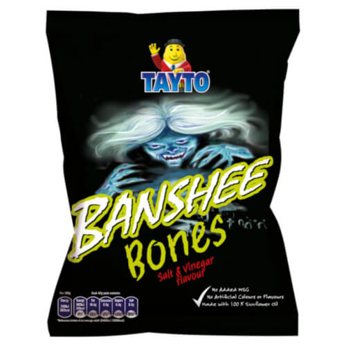 Tayto Banshee Bones Salt and Vinegar Snacks 40g