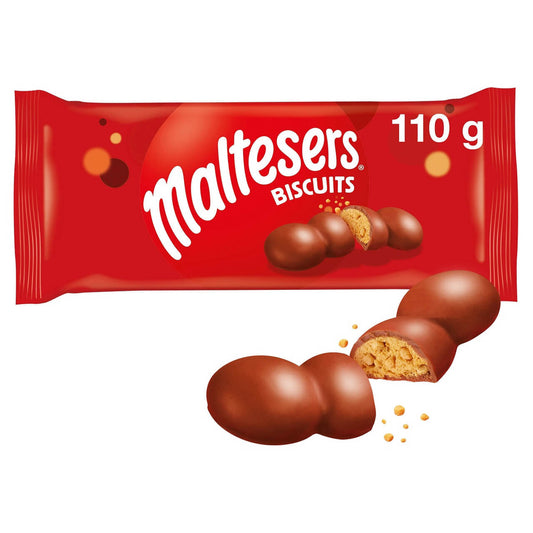 Mars Malteser Biscuits HEAT SENSITIVE ITEM. PLEASE ADD ITEM 122942 TO THE ORDER TO TRY TO PROTECT CHOCOLATES FROM HEAT DAMAGE. 110g