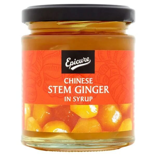 Epicure Chinese Stem Ginger In Syrup Jar 225g