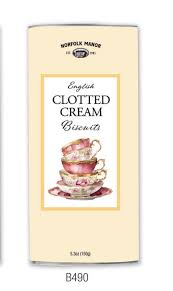 Norfolk Manor Afternoon Tea Clotted Cream Biscuits Tube 150g