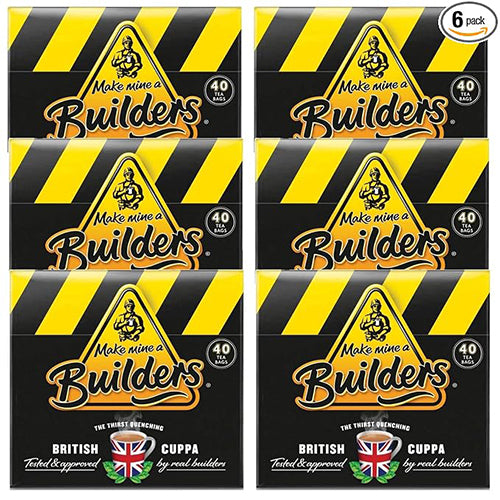 Builders Tea (Pack of 40 Teabags) 125g