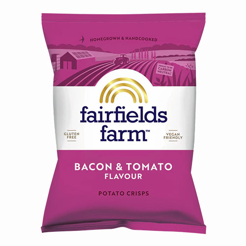 Fairfields Bacon and Tomato Potato Crisps 40g