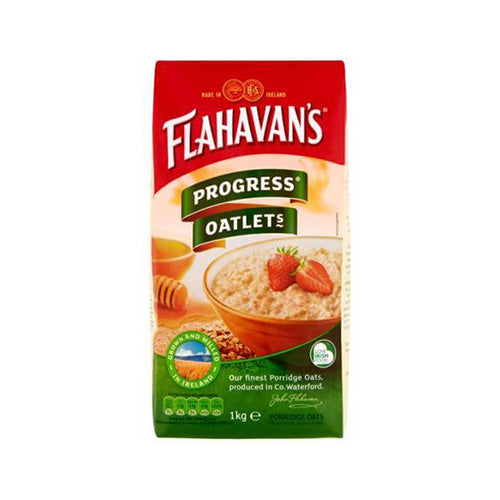 BEST BY FEBRUARY 2026: Flahavans Medium Oatmeal Porridge 1kg