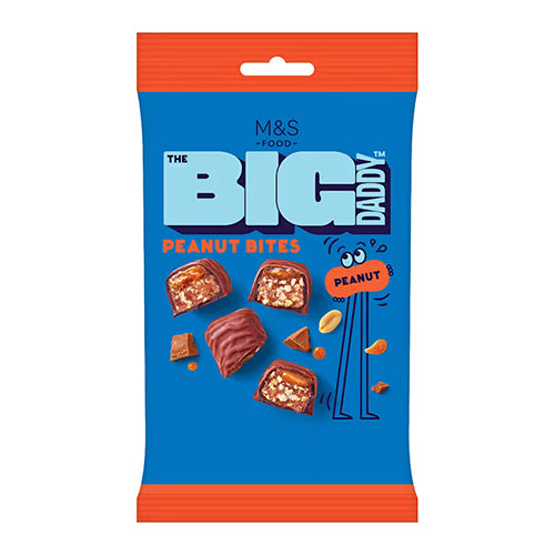 Marks and Spencer Chocolate Coated Peanut Butter And Caramel Chunkies 130g