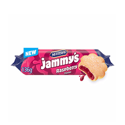 McVities Jammys Raspberry Flavour Soft Centre 136.5g