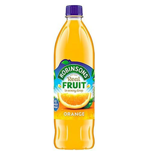 Robinsons Squash Double Strength Orange No Added Sugar 1l