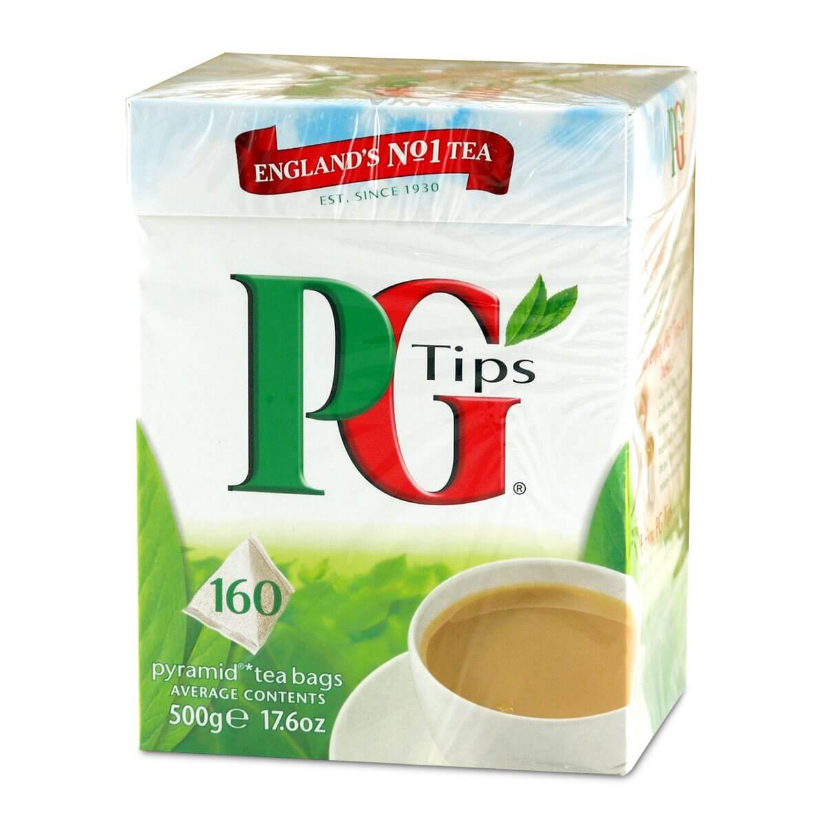 PG Tips Tea Original Large Box (Pack of 160 Pyramid Tea Bags) 464g –  British Food Shop