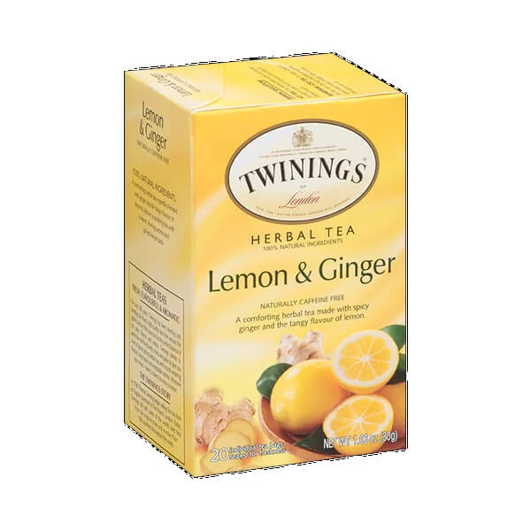 Twinings Lemon and Ginger (20 Tea Bags) 30g