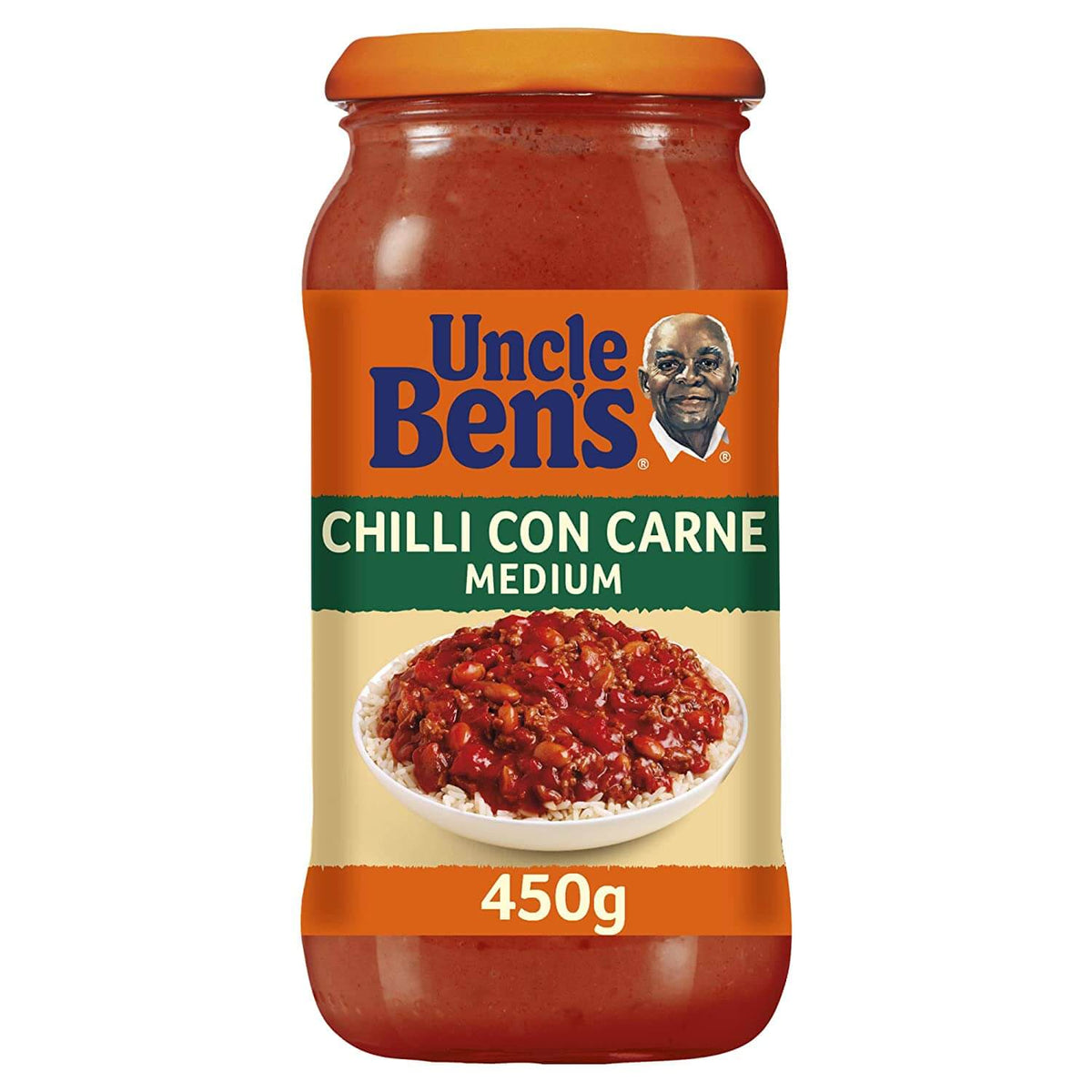 Bens Mexican Chilli Con Carne Medium Sauce 450g British Food Shop