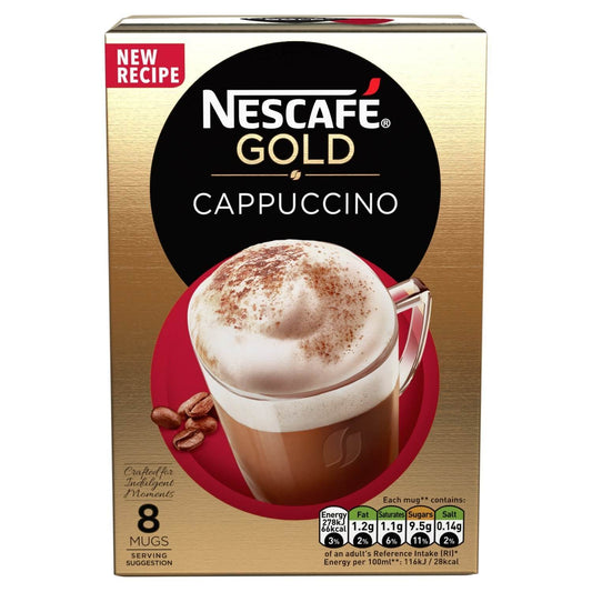Nestle Nescafe Gold Cappuccino Mix (Pack of 7 Sachets) 108.5g