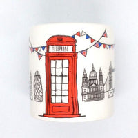 British Brands Money Box Ceramic With A Sketchy Telephone Design 350g