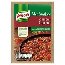 Knorr Mealmaker Chilli Con Carne Sauce Mix 50g
