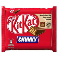 Nestle Kitkat Chunky (4 Pack) (HEAT SENSITIVE ITEM - PLEASE ADD A THERMAL BOX TO YOUR ORDER TO PROTECT YOUR ITEMS 128g