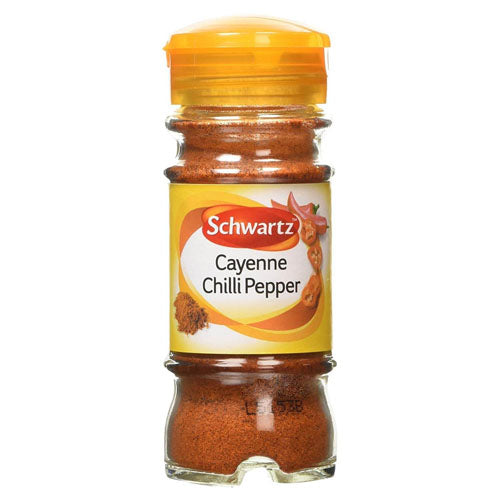 BEST BY MAY 2026 Schwartz Cayenne Chilli Pepper 26g
