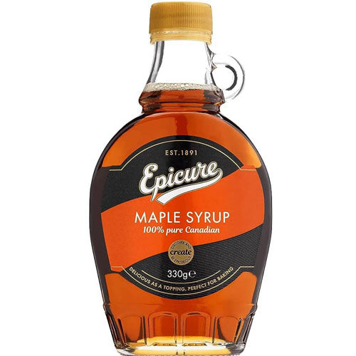 BEST BY JUNE 2026 Epicure Maple Syrup 330g