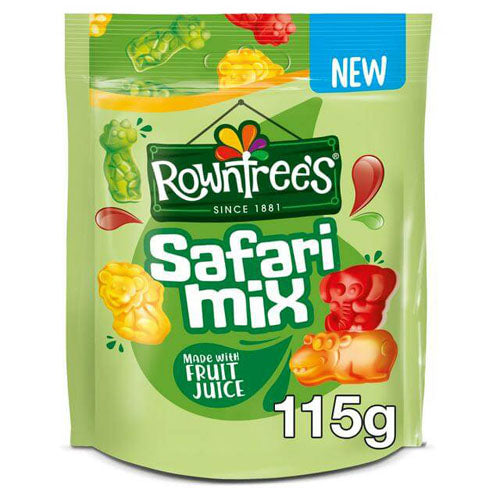 BEST BY MARCH 2026: Nestle Rowntrees Safari Mix Pouch 115g