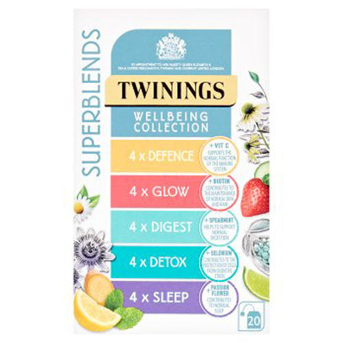 BEST BY FEBRUARY 2026: Twinings Superblends Wellness 37g