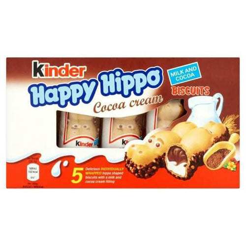 Ferrero Kinder Happy Hippos  HEAT SENSITIVE ITEM. PLEASE ADD ITEM 122942 TO THE ORDER TO TRY TO PROTECT CHOCOLATES FROM HEAT DAMAGE. 103g