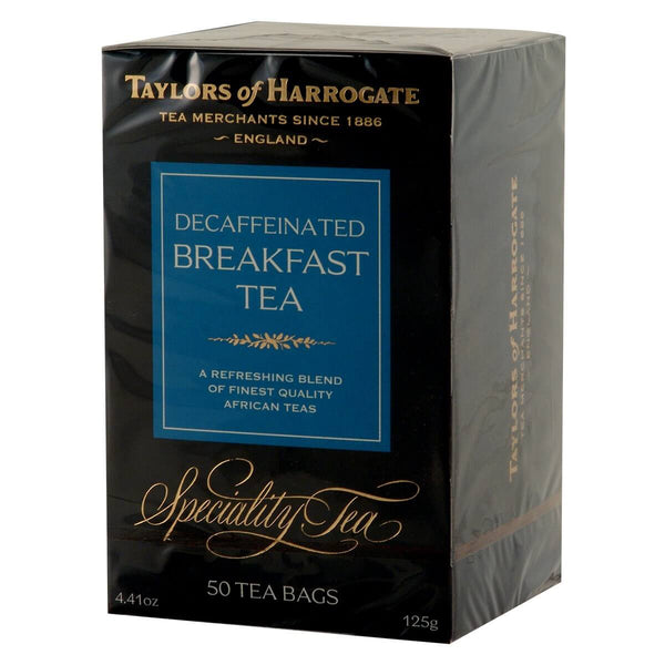 Taylors of Harrogate English Breakfast Decaffeinated (Pack of 50 Tea Bags) 125g