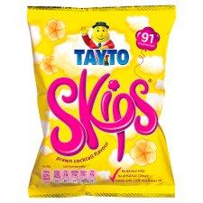 BEST BY SEPTEMBER 2025: Tayto Skips Tingly Prawn Cocktail Flavor Crisps 17g