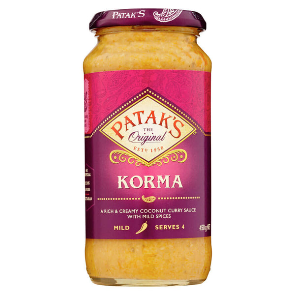 Pataks Korma Mild Curry Sauce 450g