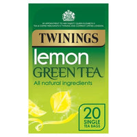 BEST BY APRIL 2025: Twinings Lemon Green (Pack of 20 Tea Bags) 40g