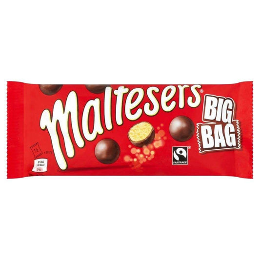 Mars Maltesers Big Bag  HEAT SENSITIVE ITEM. PLEASE ADD ITEM 122942 TO THE ORDER TO TRY TO PROTECT CHOCOLATES FROM HEAT DAMAGE. 58.5g