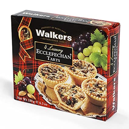 Walkers Ecclefechan Tarts (Pack of Four Tarts) 180g