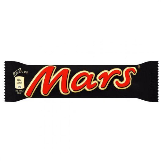 Mars Bar  HEAT SENSITIVE ITEM. PLEASE ADD ITEM 122942 TO THE ORDER TO TRY TO PROTECT CHOCOLATES FROM HEAT DAMAGE. 51g