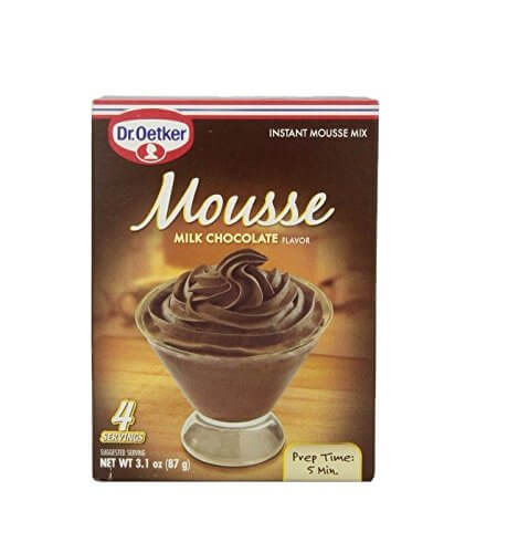 Dr Oetker Milk Chocolate Mousse Mix Instant Mousse Mix 4 Servings 87g